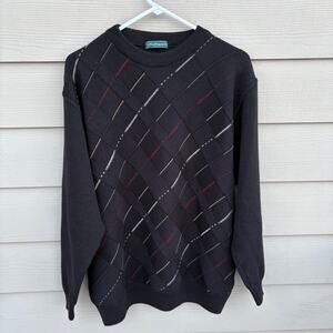 Vintage Pier Point Merino Wool Sweater Size Mens Large